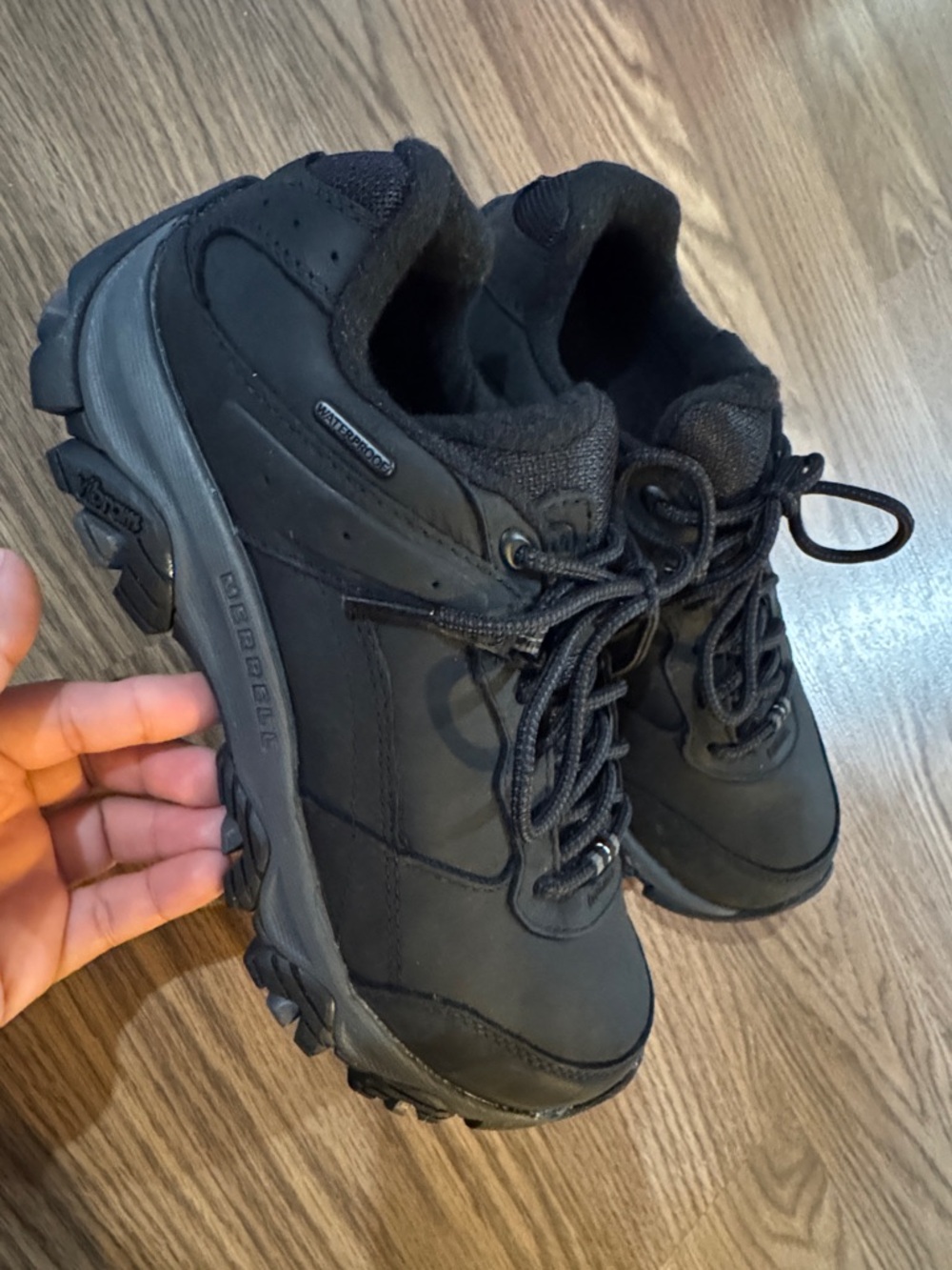 Merrell Men's Black and Gray Trail Hiking Boots